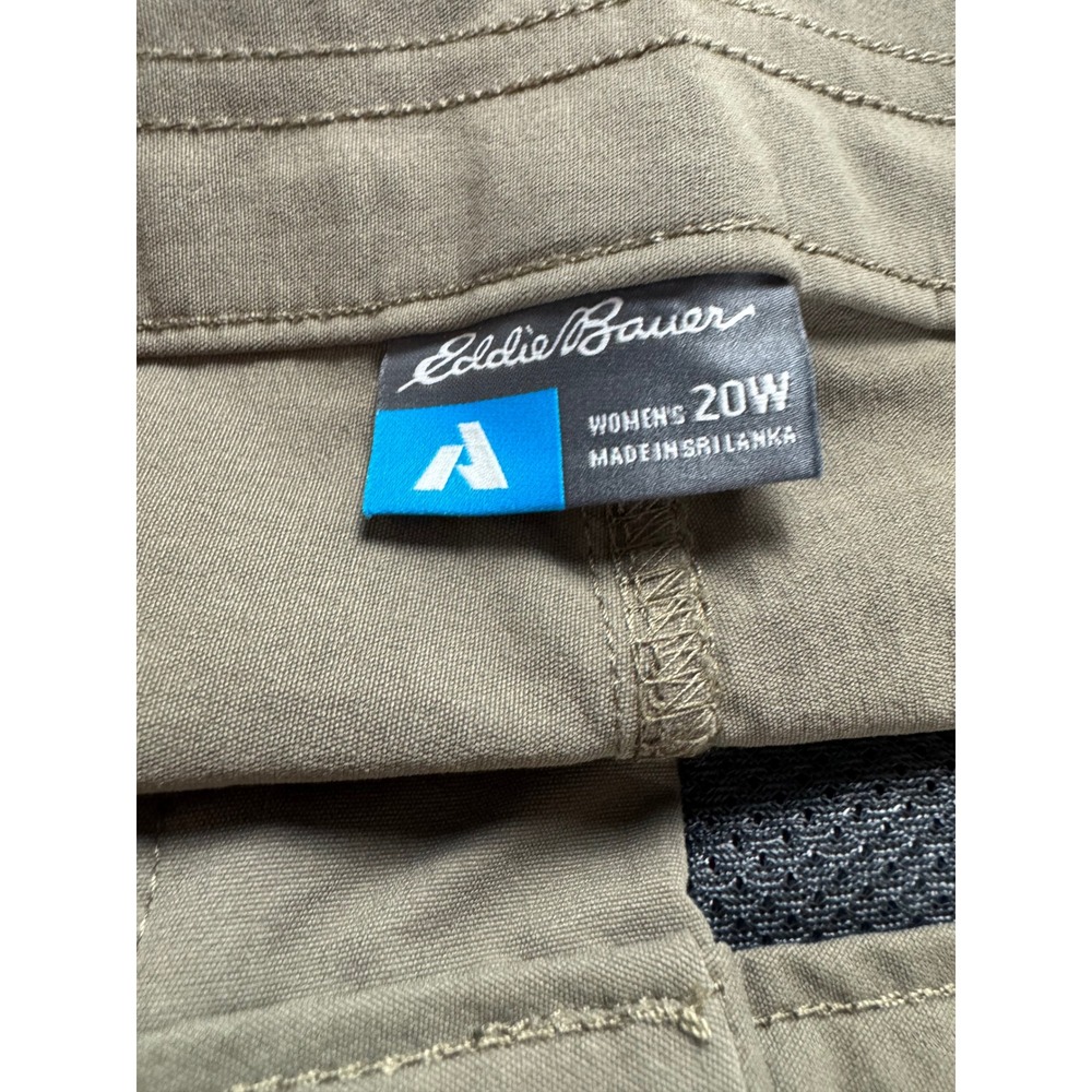 Eddie Bauer First Ascent Guide Pro Pants Womens 20W Slatgreen Hiking Stretch - Picture 5 of 16